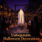 Halloween Decorations Outdoor 5FT Ghost Swing Lights