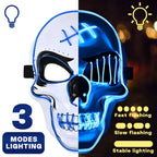 Halloween LED Mask – Spooky Skull