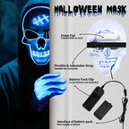 Halloween LED Mask – Spooky Skull